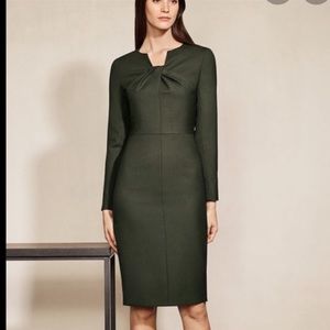 The Fold Olive Green Sheath US6